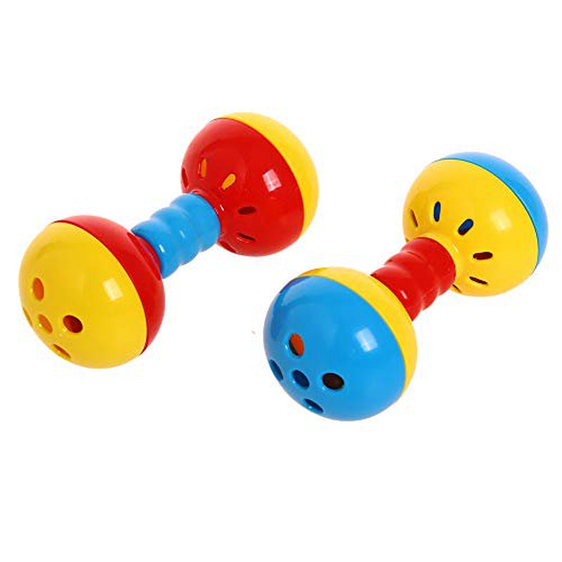 QBLEEV Parakeets Conures Toys, Bird Rattles Bells Foot Toys, Enrichment Barbell Ball Toys, Play Gym Activity Center Cage Accessories for Medium Parrots-2 Pack Animals & Pet Supplies > Pet Supplies > Bird Supplies > Bird Gyms & Playstands QBLEEV