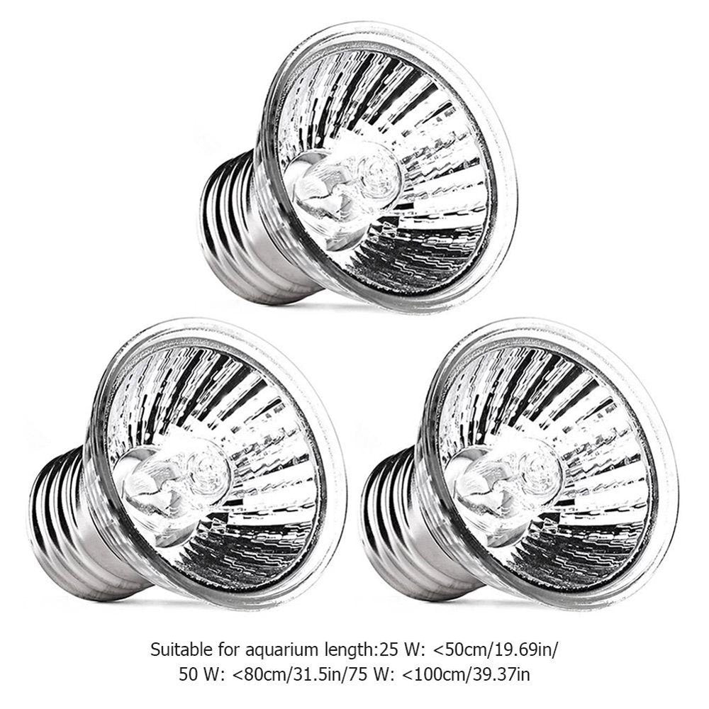 Tiyuyo Reptile Lamp Pet Amphibians Lizards Heat Bulb Turtle Basking UV Light (50W) tiyuyo