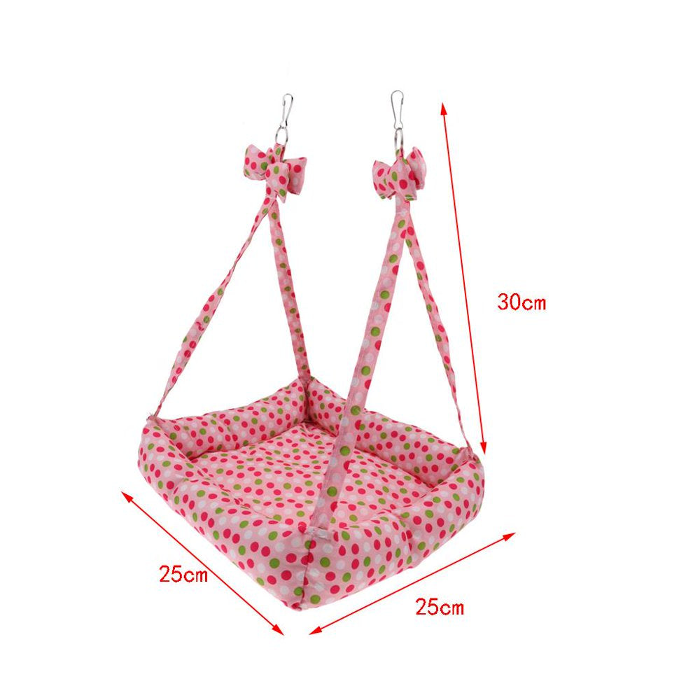 Small Animal Warm Hammock Hamster Hanging Toy Bed Habitats Cage for Squirrel Chinchilla Guinea Rat Mice and Other Small Animals Animals & Pet Supplies > Pet Supplies > Small Animal Supplies > Small Animal Habitats & Cages perfeclan
