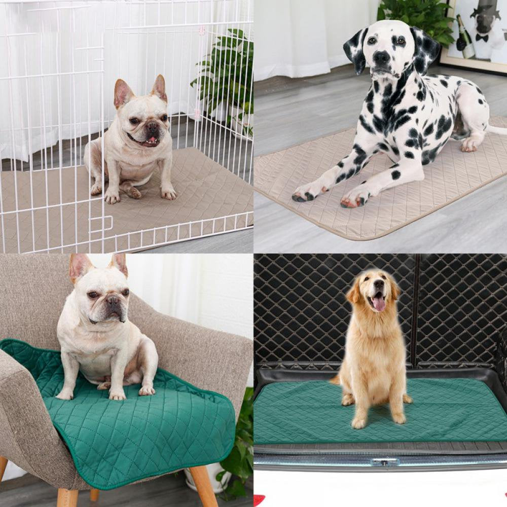 Washable Reusable Puppy Pee Pad, Highly Absorbent Non Slip Dog Training Whelping Pads with Waterproof Bottom, Guinea Pig Fleece Cage Pen Liner Cats Food Feeding Mat Animals & Pet Supplies > Pet Supplies > Dog Supplies > Dog Diaper Pads & Liners Wisremt