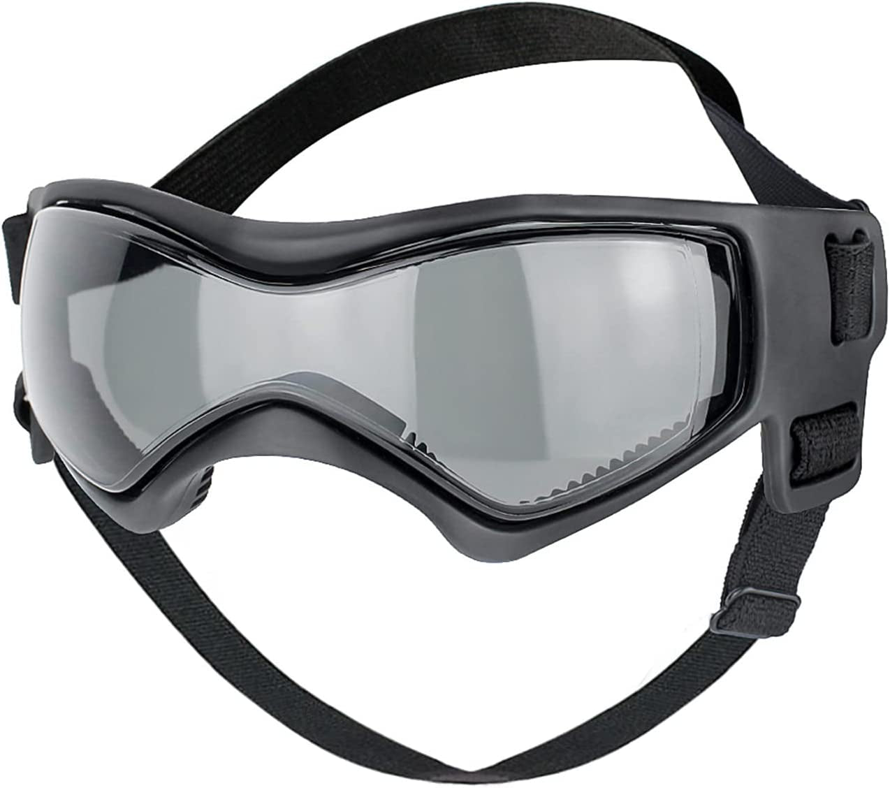 Dog Goggles Small or Medium Dog Sunglasses Anti-Uv Waterproof Windproof Glasses Dog Eyewear for Small Medium Breed (Red) Animals & Pet Supplies > Pet Supplies > Dog Supplies > Dog Apparel JIALI7SEC Black