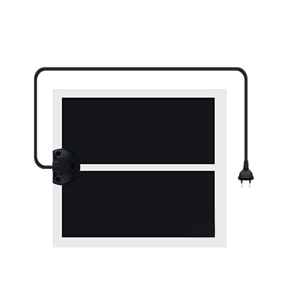 Reptile Pet Heating Pad Mat Bed PTC Heating Pet under Tank Warmer Mat Electric Mat with Temperature Controller Animals & Pet Supplies > Pet Supplies > Reptile & Amphibian Supplies > Reptile & Amphibian Substrates Anself 15cm by 14cm Black