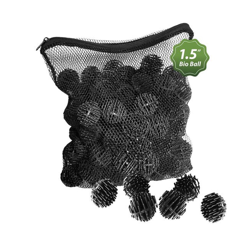 Aquatic Experts - Aquarium Bio Balls, Freshwater Filter Media for Aquarium and Ponds, 2000 Count and 6 Mesh Bags, 1.5'' Animals & Pet Supplies > Pet Supplies > Fish Supplies > Aquarium Filters Aquatic Experts 100 Count with Mesh Bag