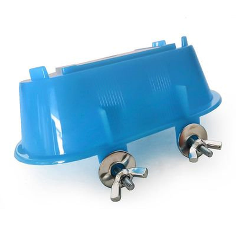 Akoada Bird Bath Tub Bowl Basin Hanging Birdbath Toy Pet Parrot Budgie Parakeet Cockatiel Cage Water Shower Food Feeder with Mirror Pet Supplies Animals & Pet Supplies > Pet Supplies > Bird Supplies > Bird Toys AkoaDa