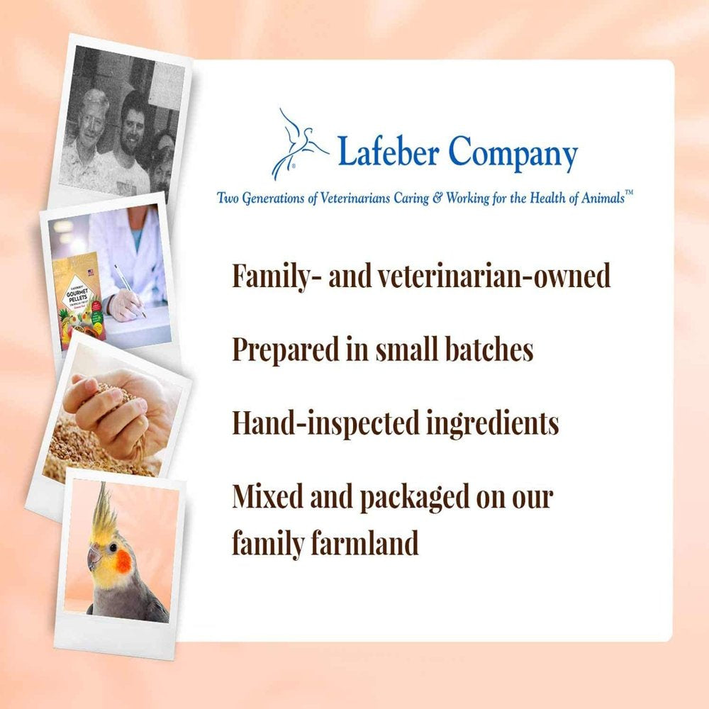 Lafeber Company Tropical Fruit Gourmet Pellets Cockatiel Bird Food 4 Pounds - PDS-041054726423 Animals & Pet Supplies > Pet Supplies > Bird Supplies > Bird Food LAFEBER COMPANY