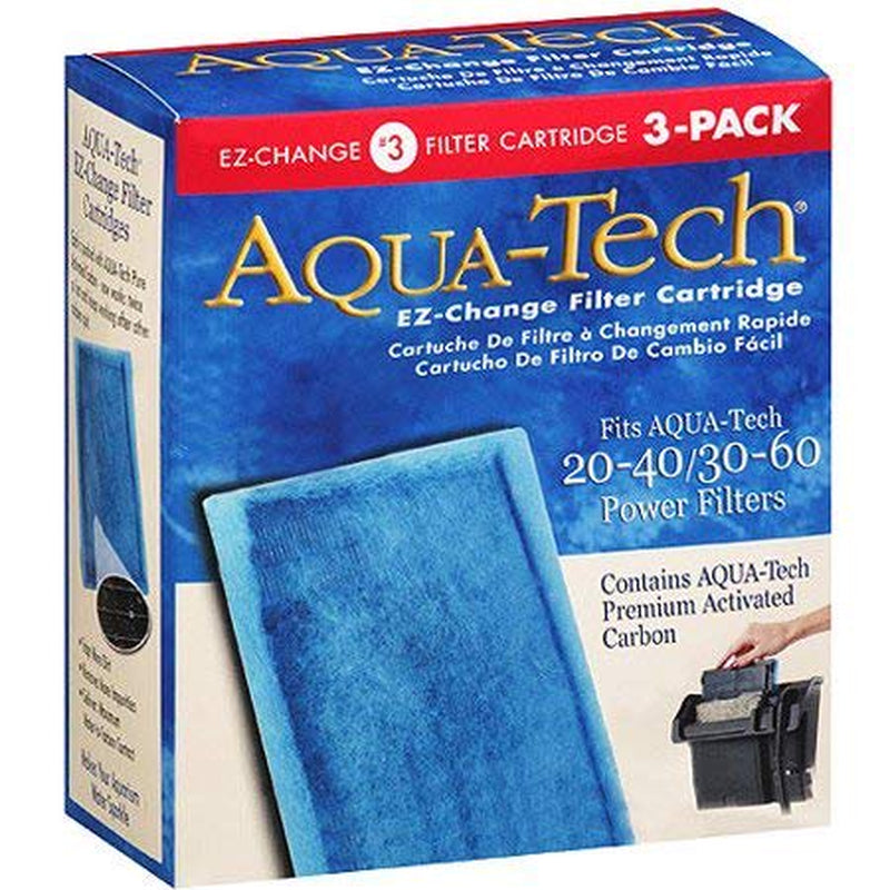 Aqua-Tech Ez-Change #3 Activated Carbon Filter Cartridges for 20-40 / 30-60 Gallon Aquarium Power Filters, 3 Pack Animals & Pet Supplies > Pet Supplies > Fish Supplies > Aquarium Filters Aqua-Tech