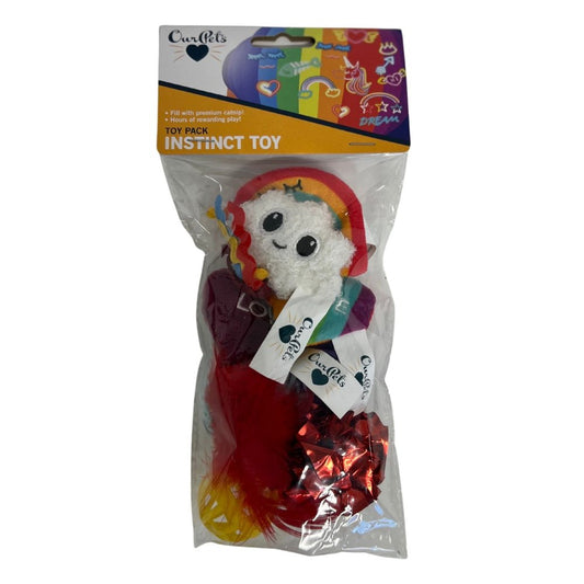Ourpets Pride Cat Toys with Catnip, 8 Pack Animals & Pet Supplies > Pet Supplies > Cat Supplies > Cat Toys OurPets   