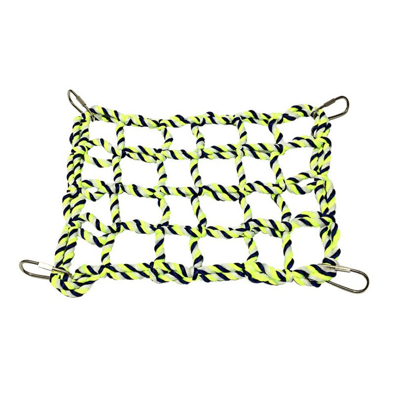 VICOODA Parrot Pet Bird Climbing Net Play Gym Toy Hammock Swing Climbing Habitat Animals & Pet Supplies > Pet Supplies > Bird Supplies > Bird Gyms & Playstands Vicooda