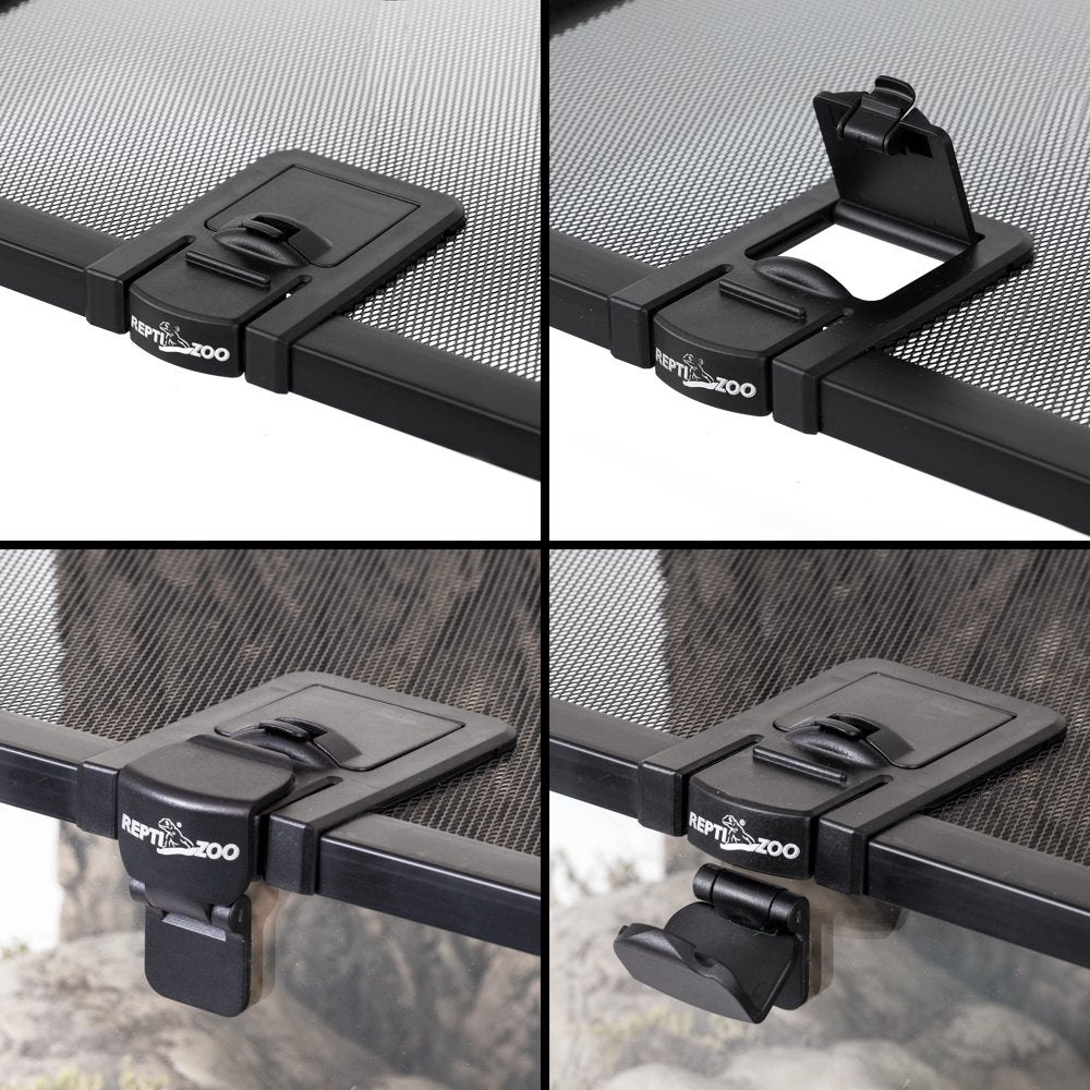 REPTIZOO Knock-Down Mini Glass Reptile Habitat, 360 Rotation Visually Reptile Terrarium 20”×12”×10”(10 Gallon),Easy Assembly Animals & Pet Supplies > Pet Supplies > Reptile & Amphibian Supplies > Reptile & Amphibian Substrates Etan Pet Supplies Inc.