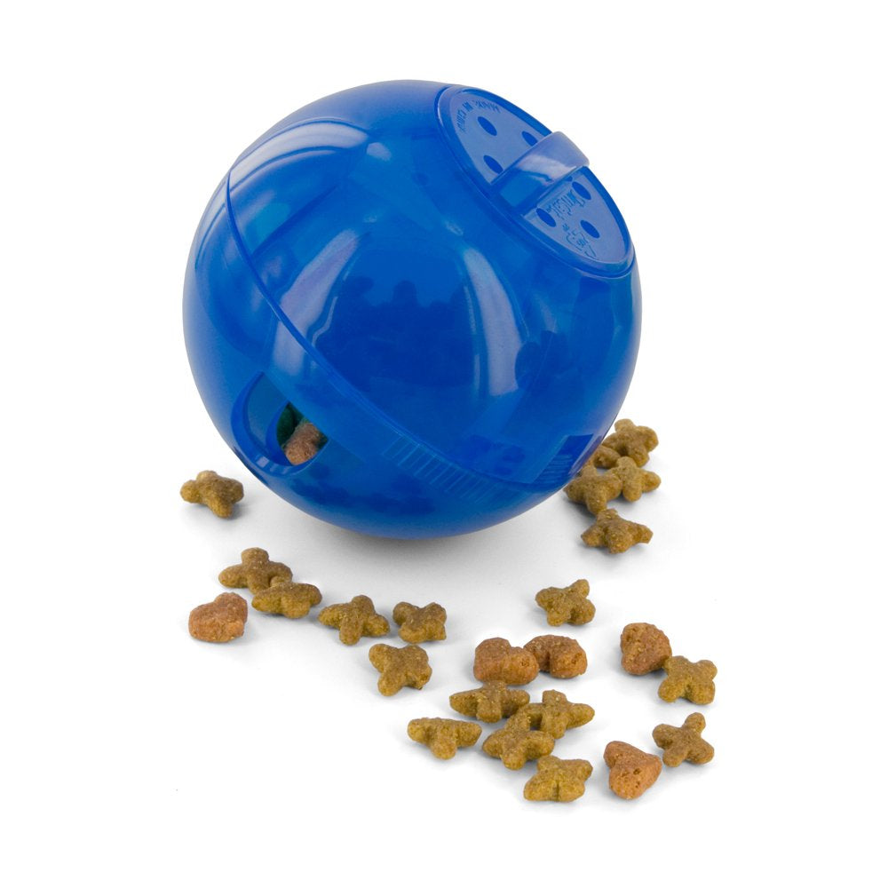 Petsafe Slimcat Interactive Feeder Ball for Cats, Fill with Food and Treats, Green Animals & Pet Supplies > Pet Supplies > Dog Supplies > Dog Toys Radio Systems Corporation Blue