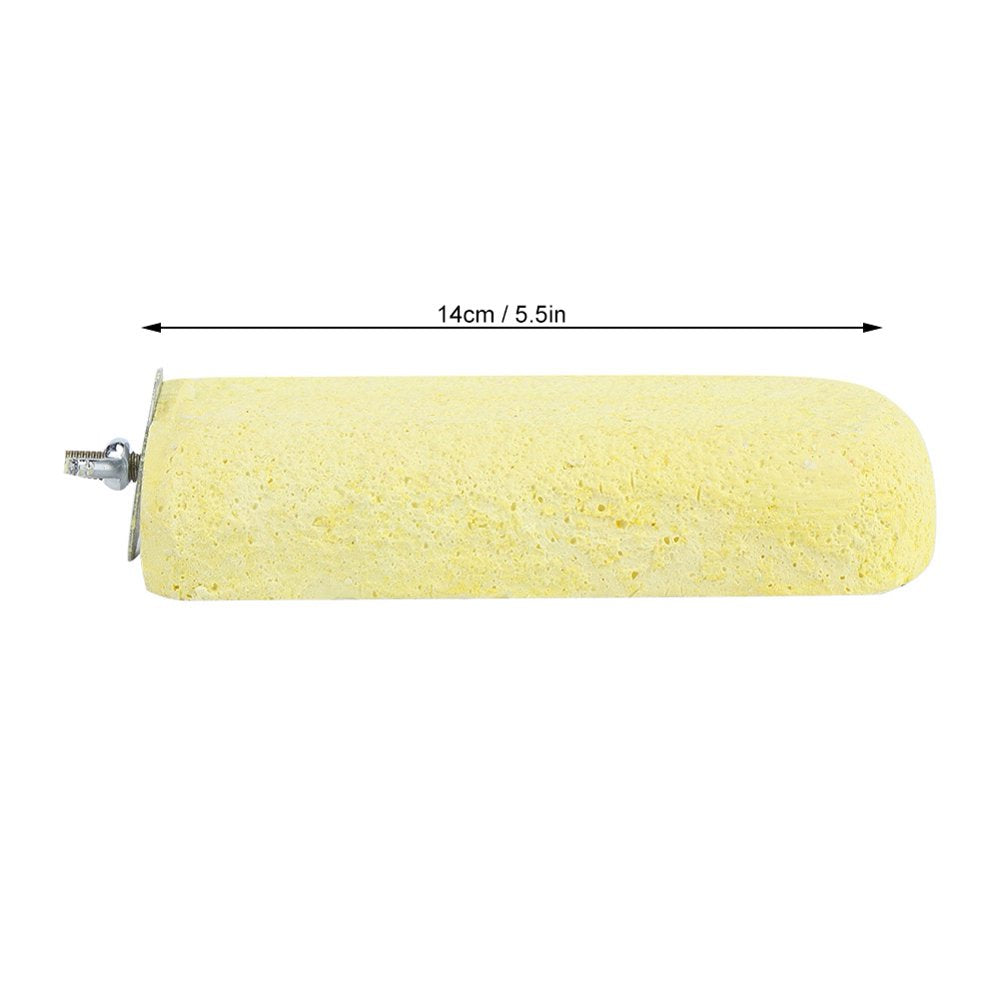 Tebru Bird Beak Claws Grinding Stone Bird Toy Hamster Canary Chew Cage Toys Animals & Pet Supplies > Pet Supplies > Bird Supplies > Bird Toys Tebru