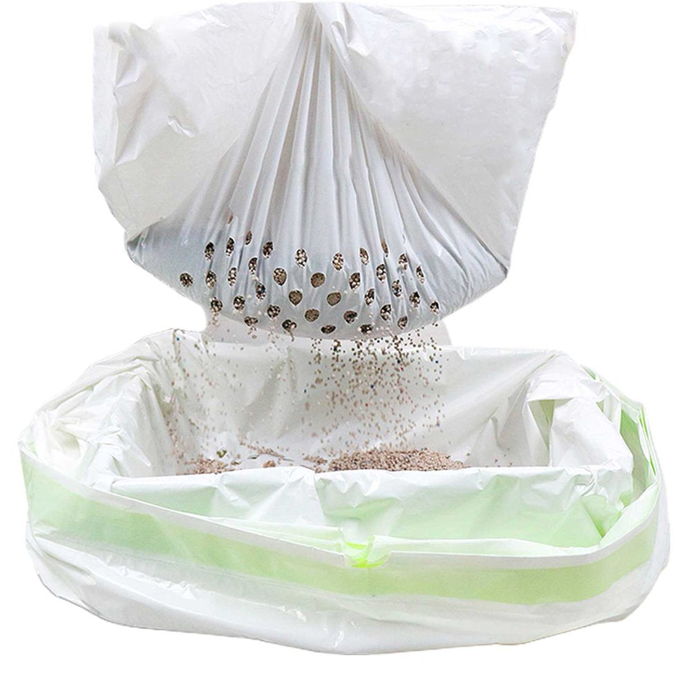 Jdafst 7Pcs Portable Home Hygienic Drawstring Cat Litter Filter Cleaning Bag Pet Supply Animals & Pet Supplies > Pet Supplies > Cat Supplies > Cat Litter JdafST