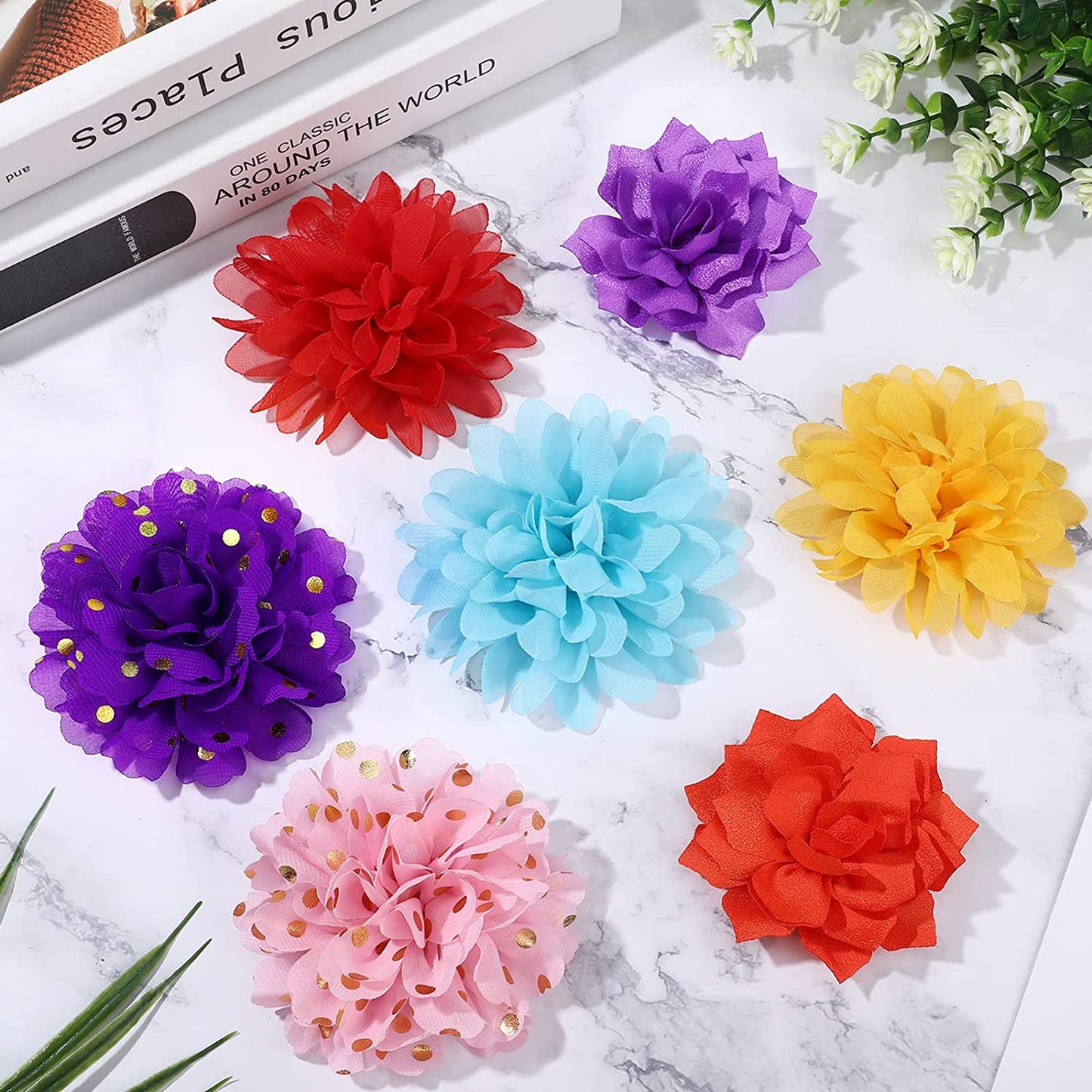 42 Pcs Dog Collar Flowers Dog Collar Accessories Dog Grooming Bows PET Flower Collar Embellishments Dog Flower Bow Ties Dog Collar Charms Flower for Puppy Dog Cat PET Collar, 6 Styles (Cute Colors) Animals & Pet Supplies > Pet Supplies > Dog Supplies > Dog Apparel Saintrygo
