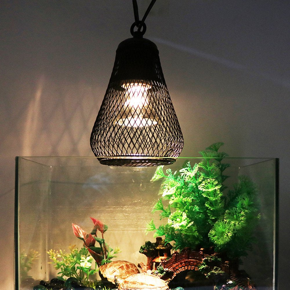 Reptile Heat Lamp Mesh Cage Terrarium Ceramic Holder for Brooder 75W Animals & Pet Supplies > Pet Supplies > Reptile & Amphibian Supplies > Reptile & Amphibian Habitat Heating & Lighting SunniMix