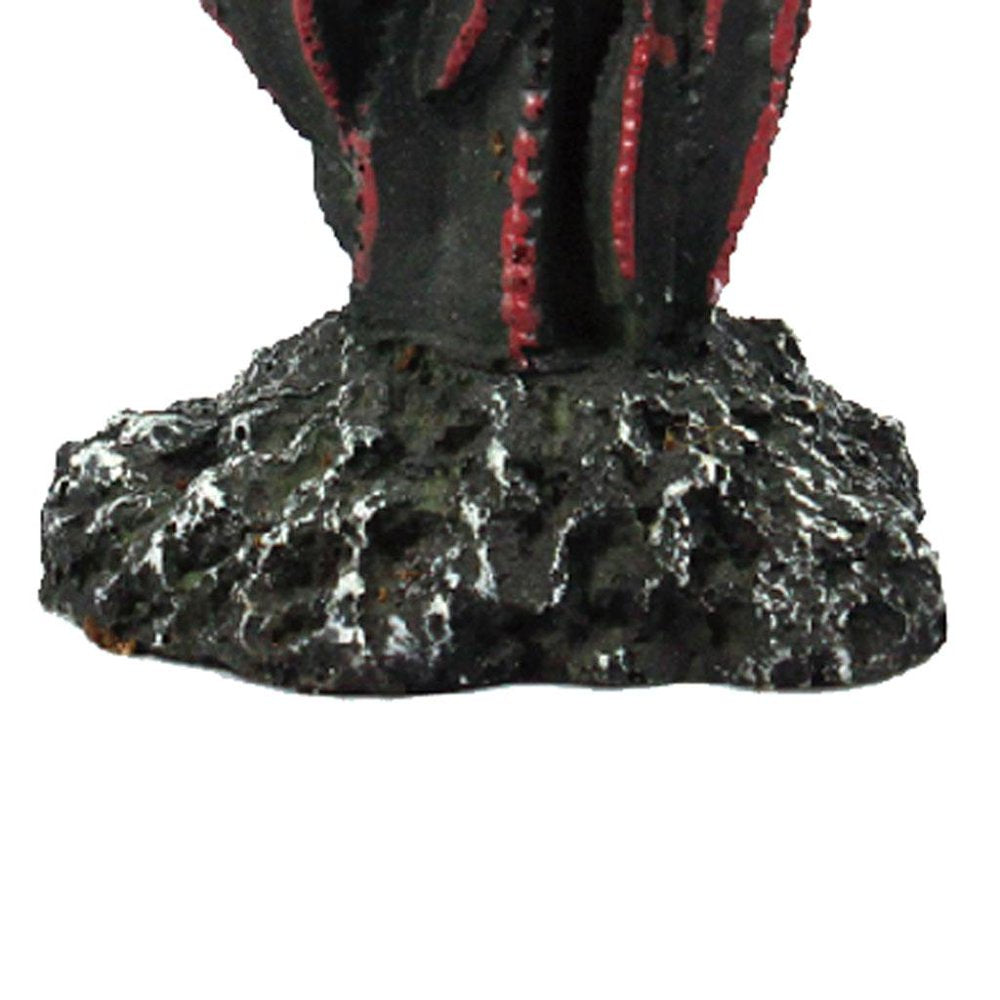 Cactus Plant Reptile Cave, Resin Basking Platform Hiding Habitat Aquarium Terrarium Decoration Ornament for Turtles Amphibians Fish Animals & Pet Supplies > Pet Supplies > Small Animal Supplies > Small Animal Habitat Accessories perfk