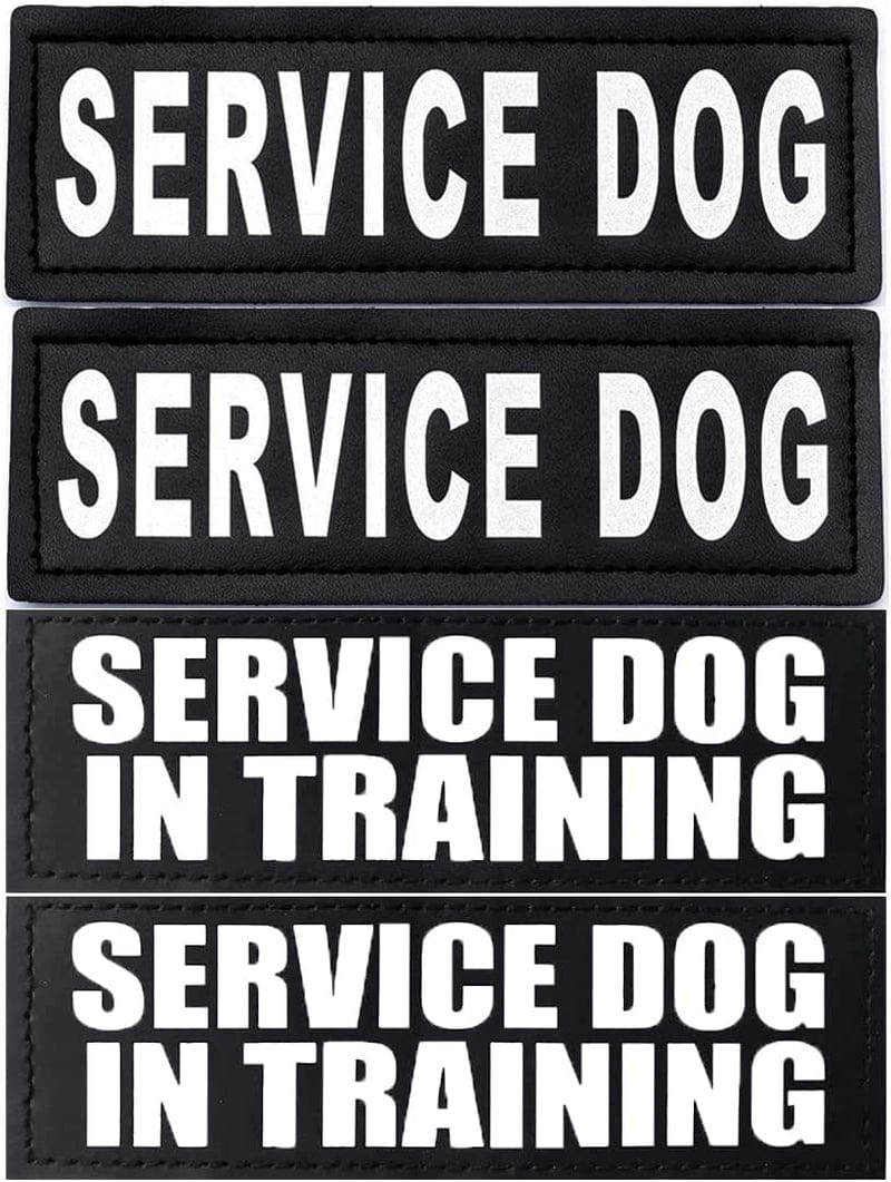 4Pcs Service Dog Patch 6 X 2 - Service Dog in Training/Service Dog P –  KOL PET