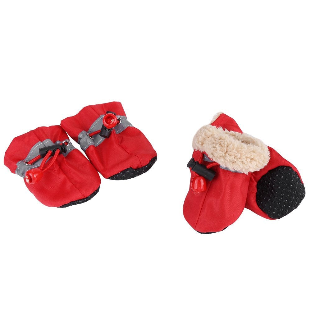 4Pcs/Set Dog Outdoor Boots, Pet Dog Socks, Puppy Outdoor Indoor Boots Slip Pet Dog Shoes Boots Pet Dog Socks Dog Socks Soft Cotton Padded Black Animals & Pet Supplies > Pet Supplies > Dog Supplies > Dog Apparel Betued