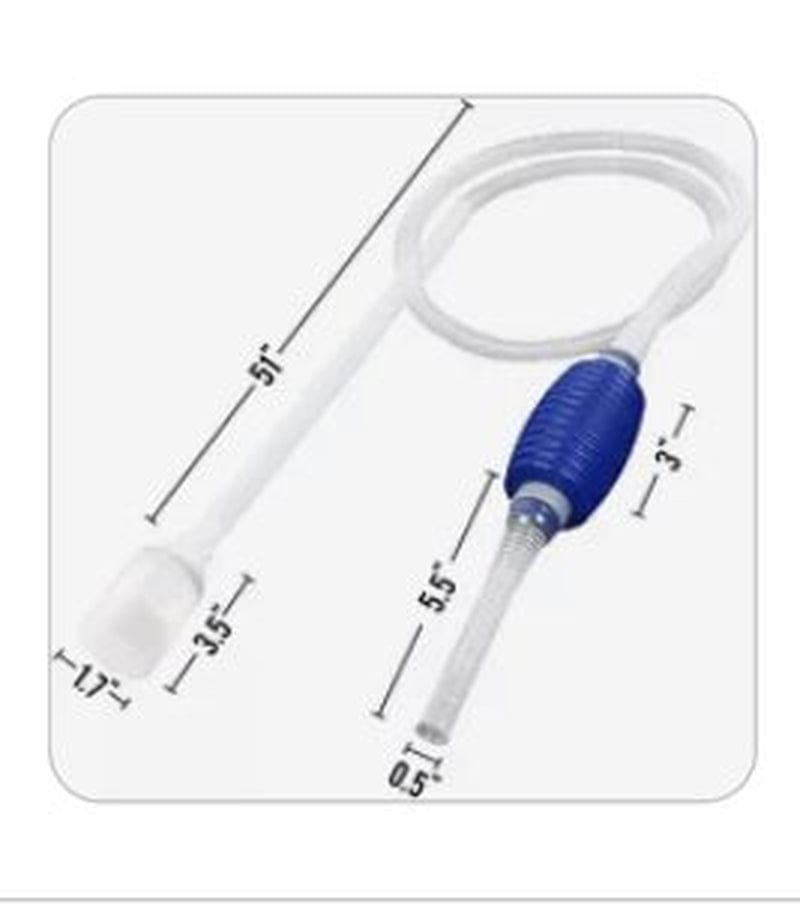 5 in 1 Aquarium Tank Cleaning Tool Kit & Aquarium Gravel Cleaner with Siphon Vacuum for Water Cleaning/Changing. Animals & Pet Supplies > Pet Supplies > Fish Supplies > Aquarium Cleaning Supplies Oliver Aquatics