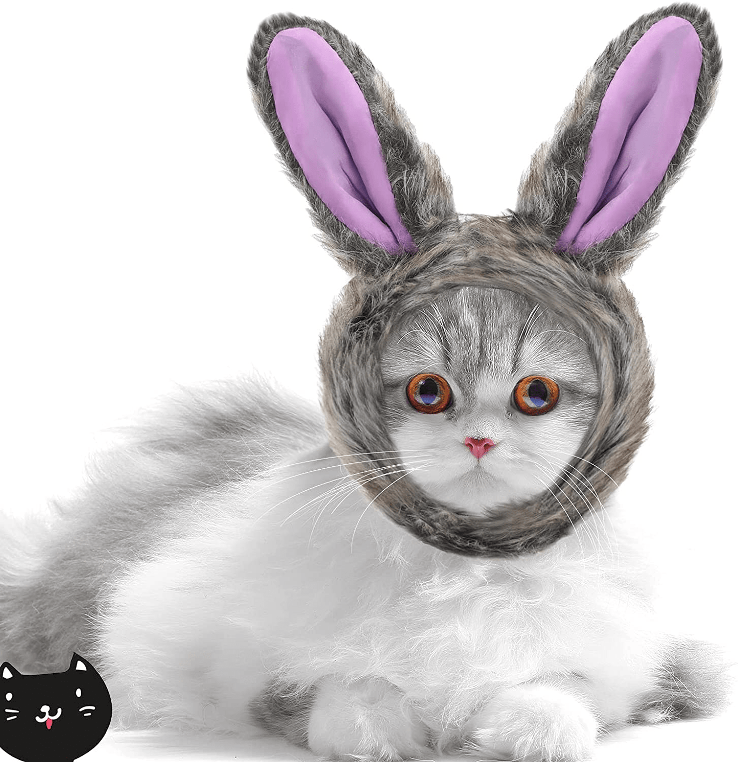 5 Pieces Cat Hat Cat Dog Costume Cute Pet Hat Bunny Rabbit Hat with Ears Headwear Lion Mane Cap Valentine New Years Day Party Accessory for Kitten Puppy Dress up Adjustable Birthday Hat Animals & Pet Supplies > Pet Supplies > Cat Supplies > Cat Apparel Weewooday