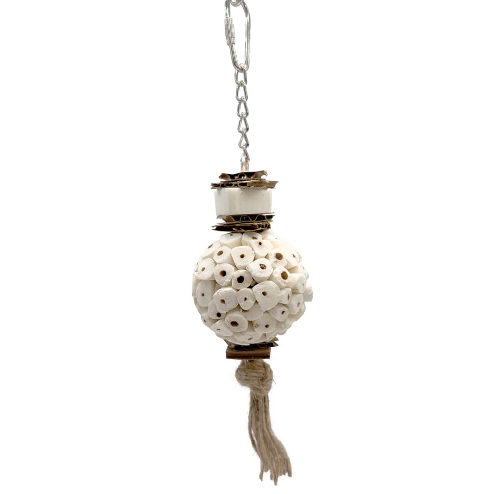 5115 Medium Mandarin Sola Muncher M&M Bird Toys - Natural Chewing and Shreddable Hanging Animals & Pet Supplies > Pet Supplies > Bird Supplies > Bird Toys M&M Bird Toys S