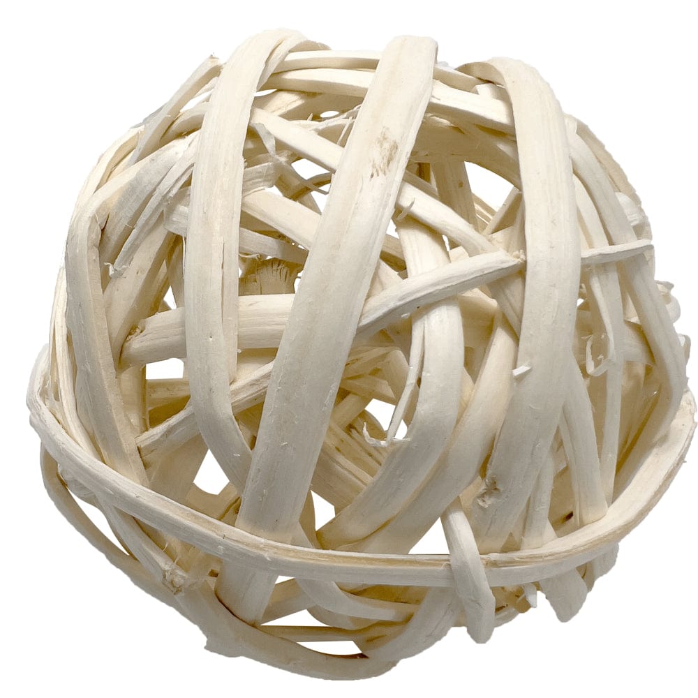 5119 Big Natural Bird Balls Pk3 M&M Bird Toys - Natural Chewing Foot Toys Animals & Pet Supplies > Pet Supplies > Bird Supplies > Bird Toys M&M Bird Toys