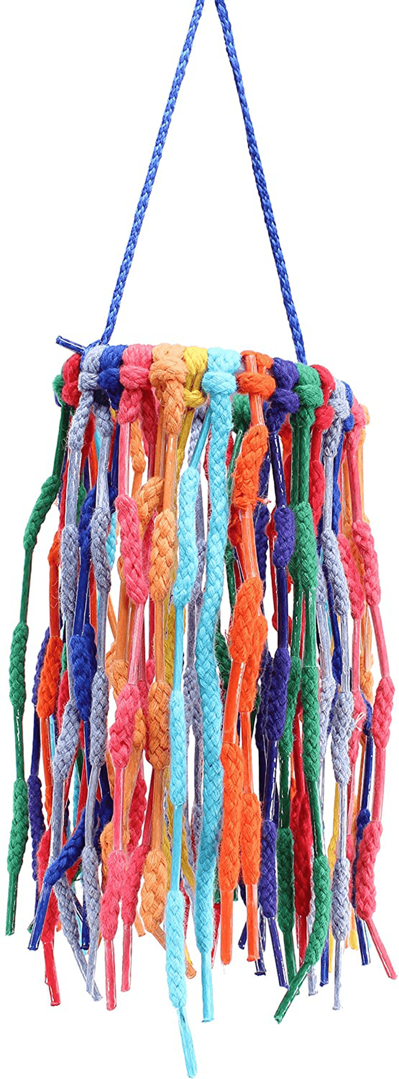 51213 Large Aglet Heaven Bonka Bird Toys Cotton Colorful Parrot Quaker Macaw African Grey Cockatoo Animals & Pet Supplies > Pet Supplies > Bird Supplies > Bird Toys Bonka Bird Toys