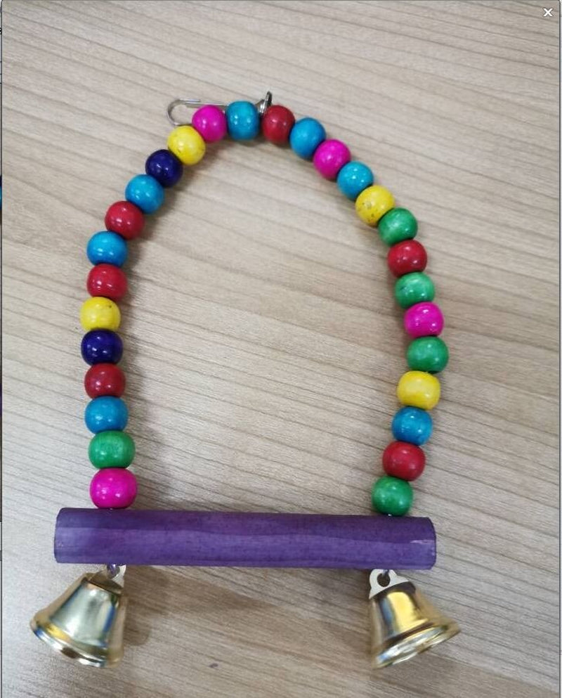 Pet Bird Parrot Parakeet Budgie Cockatiel Cage Swing Toys Hanging Toy Animals & Pet Supplies > Pet Supplies > Bird Supplies > Bird Toys YIWULA