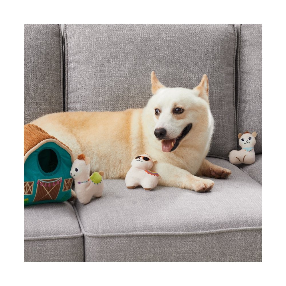 Outward Hound Hide a Llama Plush Dog Toy Teal 6.75" X 4" X 6" Animals & Pet Supplies > Pet Supplies > Dog Supplies > Dog Toys Outward Hound