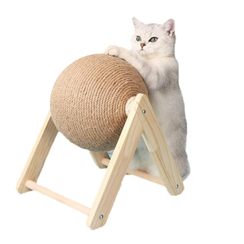 Coloody Cat Scratcher Toy Natural Sisal Cat Scratching Ball for Cat Kitten(6.3Inch) Animals & Pet Supplies > Pet Supplies > Cat Supplies > Cat Toys Coloody 12cm-B