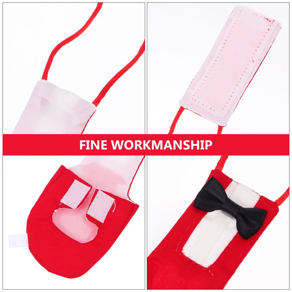 Parrot Flight Suit Pet Diapers Cockatiel Bird Conure Pigeon Costume Liners Nappy Avian Pads Pee Diaper Suits Birds Animals & Pet Supplies > Pet Supplies > Dog Supplies > Dog Apparel HOMEMAXS