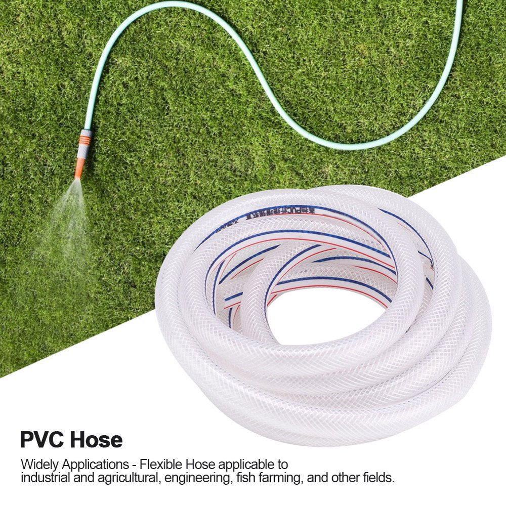 PVC Clear Hose Flexible Tube, 8/12Mm PVC Hose, for Industrial and Agricultural Irrigation Accessories Garden Irrigation Gardening Supplies Animals & Pet Supplies > Pet Supplies > Fish Supplies > Aquarium & Pond Tubing Eotvia