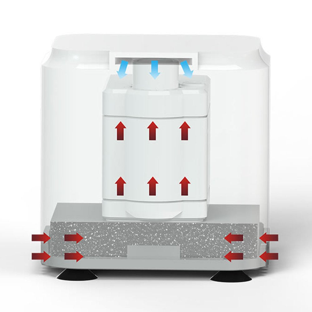 SPRING PARK Internal Aquarium Filter Low Water Level Water Filtration System Submersible for Fish Tank | Turtle Tank Animals & Pet Supplies > Pet Supplies > Fish Supplies > Aquarium Filters SPRING PARK