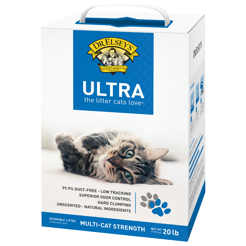 Dr. Elsey'S Precious Cat Ultra Unscented Clumping Clay Cat Litter, 40Lb Bag Animals & Pet Supplies > Pet Supplies > Cat Supplies > Cat Litter Precious Cat 20 lbs