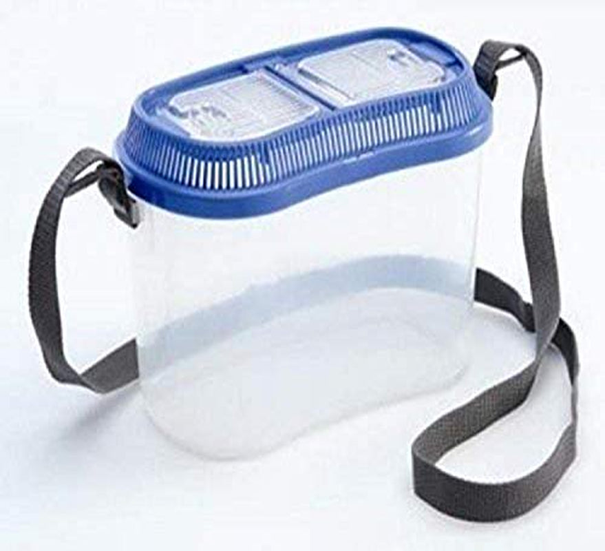 IRIS Small Animal Insect Habitat Bug Cage with Shoulder Strap, Clear Animals & Pet Supplies > Pet Supplies > Small Animal Supplies > Small Animal Habitats & Cages IRIS USA, Inc.