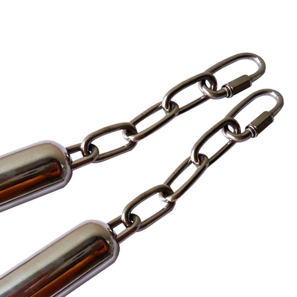 SPRING PARK Bird Toy Bell,Stainless Steel Bell Bird Toys,Chains Hanging Toys,Heavy Duty Bird Cage Toys for Parrots Animals & Pet Supplies > Pet Supplies > Bird Supplies > Bird Toys SPRING PARK