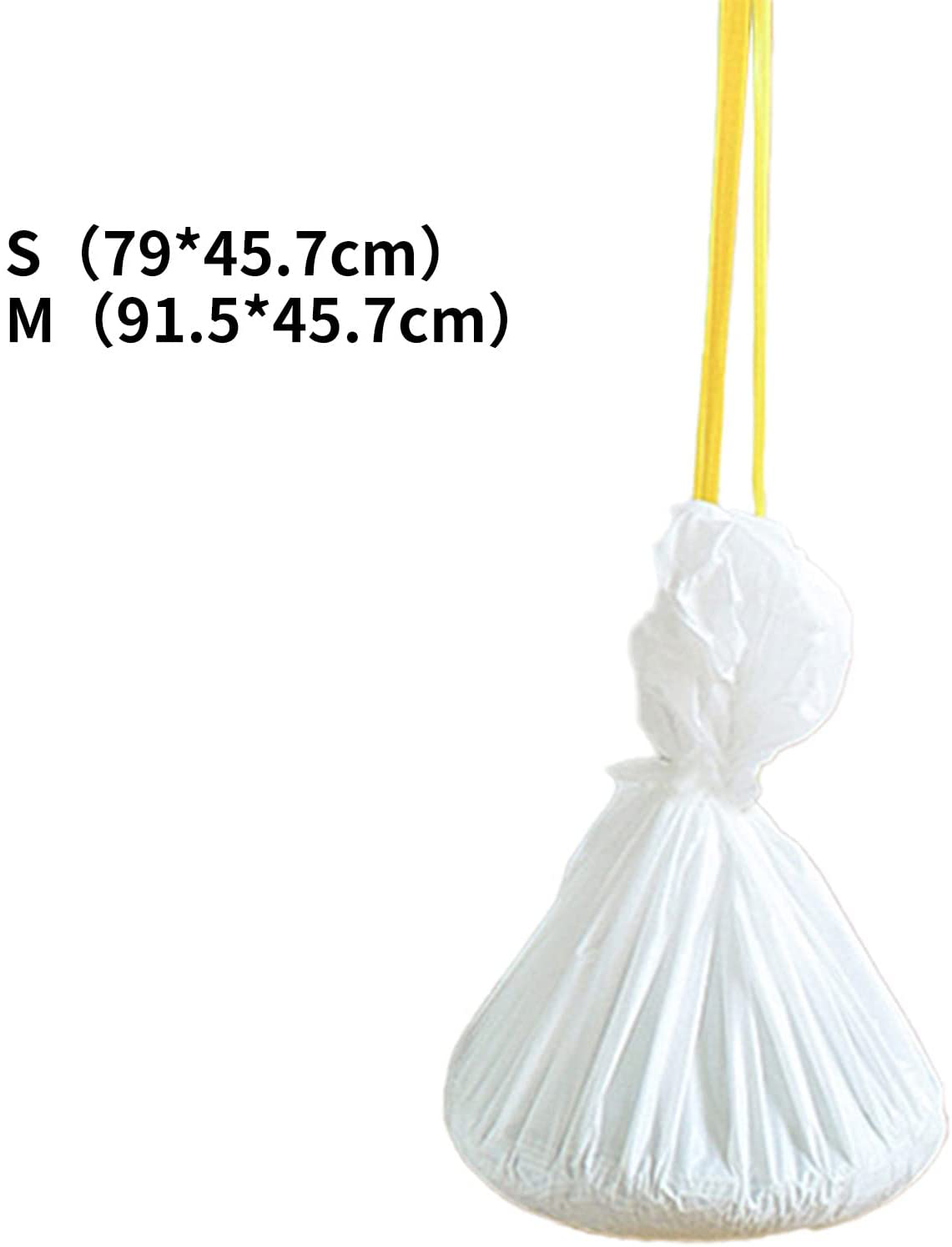 KGJQ Trash Bags 7 Pcs Litter Bag Essential Quick LDPE Pet Cat Litter Box Liners Pet Fresh Clean Garbage Bag for Home Outdoor - S Animals & Pet Supplies > Pet Supplies > Cat Supplies > Cat Litter Box Liners KGJQ