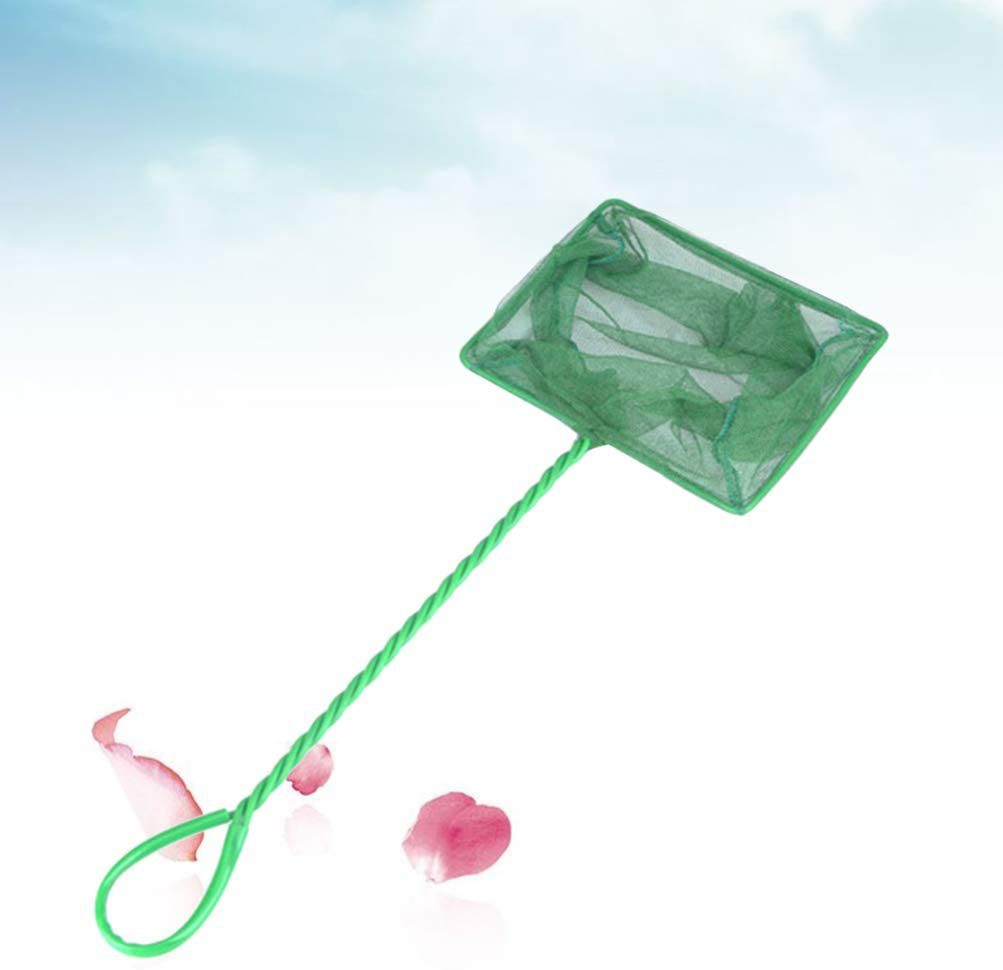 IMIKEYA 8 Inch Aquarium Net Small Fish Tank Net Fine Mesh Plastic Long Handle Aquarium Fish Tank Accessory Animals & Pet Supplies > Pet Supplies > Fish Supplies > Aquarium Fish Nets IMIKEYA