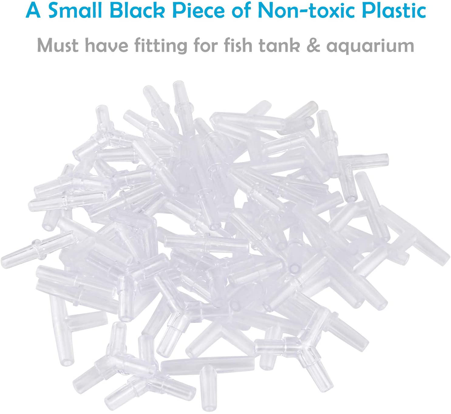 Pawfly Aquarium Airline Tubing Connectors Plastic Inline Valve, 40-Piece Animals & Pet Supplies > Pet Supplies > Fish Supplies > Aquarium & Pond Tubing Pawfly