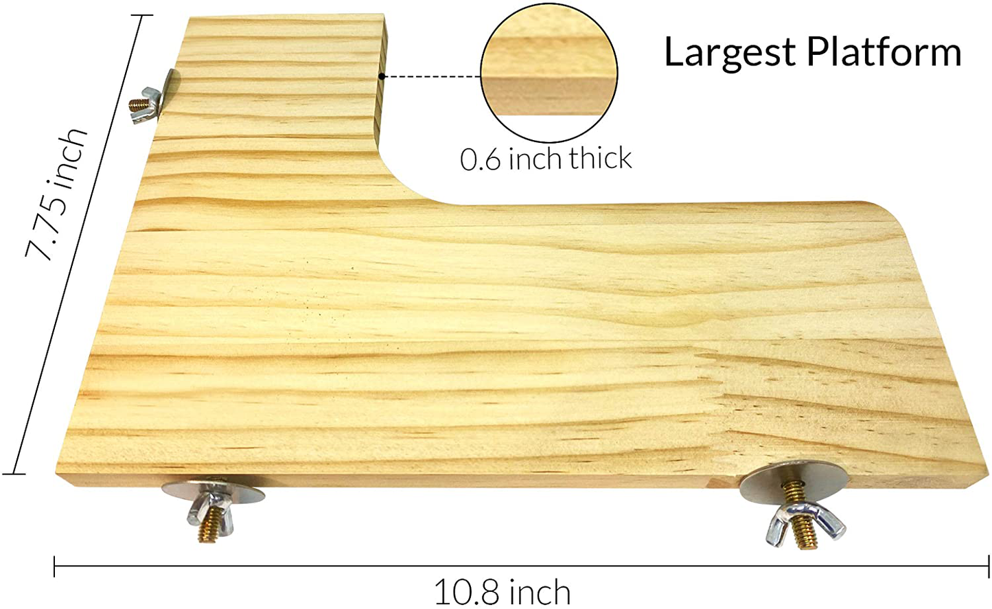 Playcraftz Tunnel Hammock with L-Shape Wood Activity Platforms for Cage Shelves & Wood Perch Ledges for Small Animals Cages and Pets like Hamsters, Mice, Chinchilla, Guinea Pigs, Birds, Rats. Animals & Pet Supplies > Pet Supplies > Small Animal Supplies > Small Animal Habitat Accessories PlayCraftz