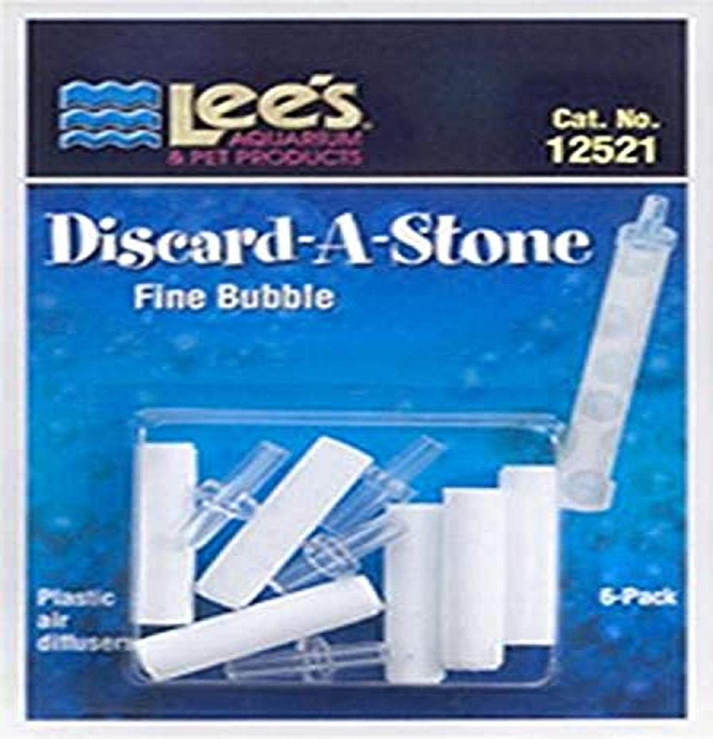 Lee'S Pet Products ALE12521 6-Pack Discard a Stone Disposable Air Diffuser for Aquarium Pump, Fine Animals & Pet Supplies > Pet Supplies > Fish Supplies > Aquarium Air Stones & Diffusers Lee's Pet Products