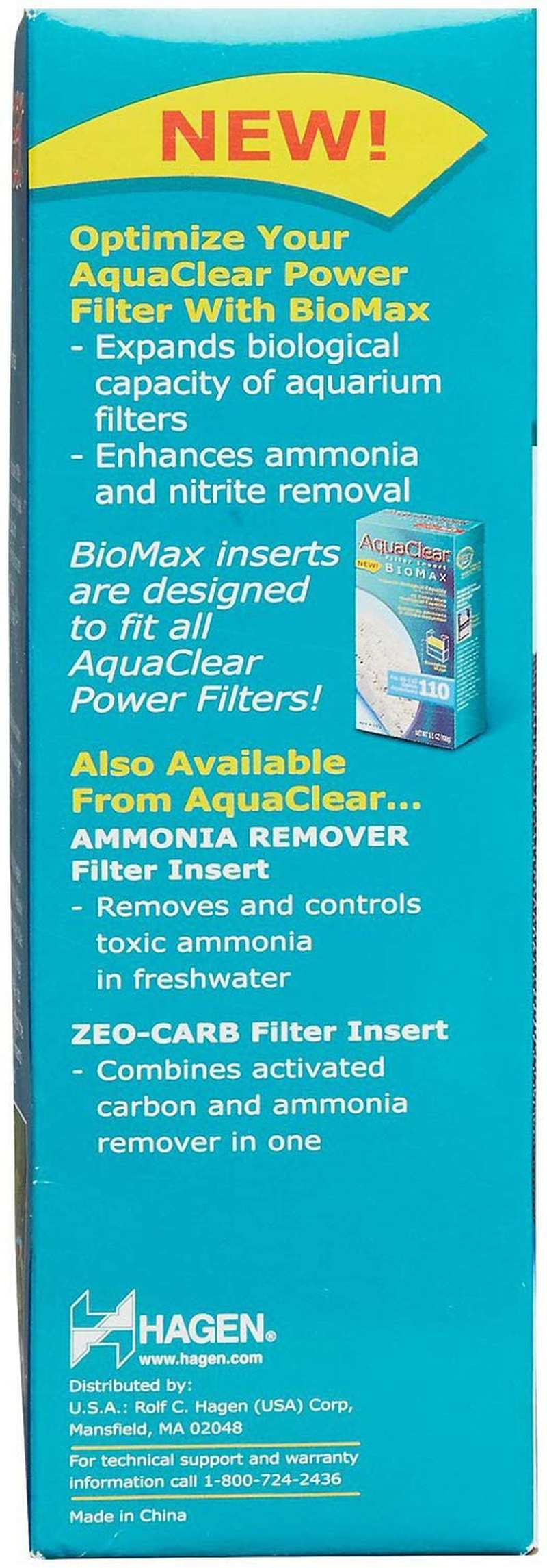 Hagen 6-Pack Aquaclear 9-Ounce Activated Carbon Water Filter Insert for Aquarium Animals & Pet Supplies > Pet Supplies > Fish Supplies > Aquarium Filters Hagen