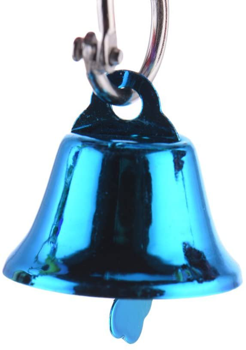 Hypeety Bird Parrot Ringer Bells Toy Colourful Hanging Swing Bridge Ladder Pet Hamster Parrot Acrylic Chew Perch Metal Bell Birds Toy Lovebird Cage Accessories Animals & Pet Supplies > Pet Supplies > Bird Supplies > Bird Ladders & Perches Hypeety