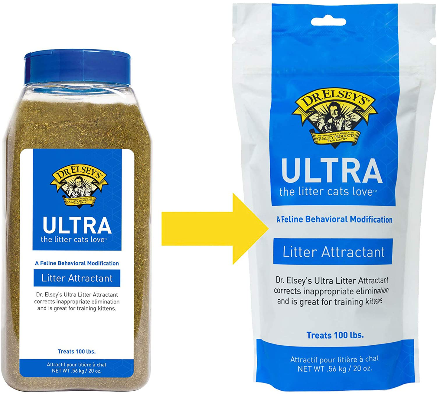 Dr. Elsey'S Ultra Litter Attractant, .56 Kg / 20 Oz (Pack May Vary) Animals & Pet Supplies > Pet Supplies > Cat Supplies > Cat Litter Precious Cat