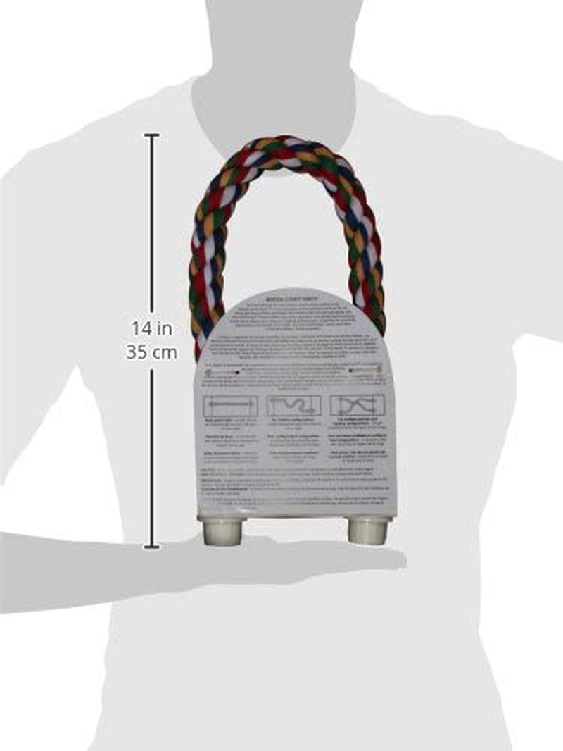 JW Pet Comfy Perch for Birds Flexible Multi-Color Rope. 28" L Animals & Pet Supplies > Pet Supplies > Bird Supplies > Bird Ladders & Perches JW