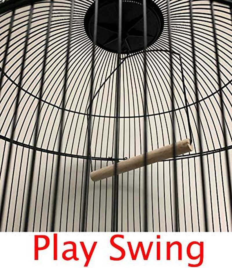 Mcage 60" Classic round Bird Cage with Stand for Finch Canary Aviary Budgie Cockatiel Parakeet Animals & Pet Supplies > Pet Supplies > Bird Supplies > Bird Cages & Stands Mcage