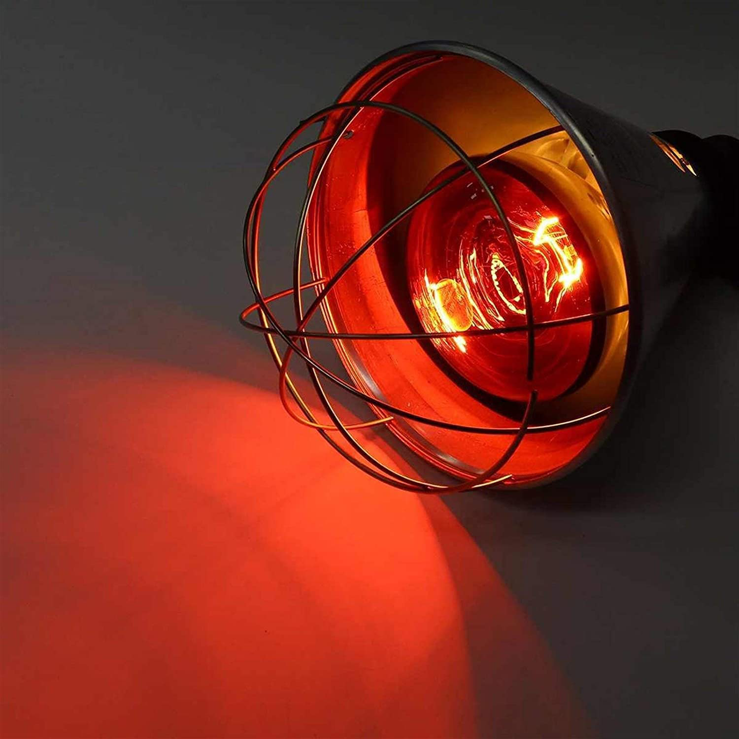 HXY2020 Pet Heating Pad 250W Pet Reptile Far Infrared Ceramic Heating Lamp Cover with Bulb Animal Habitat Lighting Heat Emitter Light Bulb Reptile & Amphibian Habitat Animals & Pet Supplies > Pet Supplies > Reptile & Amphibian Supplies > Reptile & Amphibian Habitat Heating & Lighting HXY2020