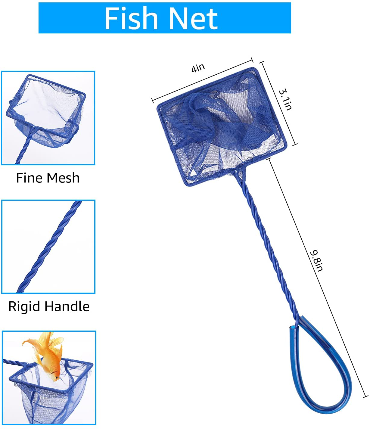 Kulife Aquarium Cleaning/Maintenance Kit 3-In-1 with Gravel Cleaner/Siphon Cleaner/Gravel Vac, Cleaning Brush and Fish Net Animals & Pet Supplies > Pet Supplies > Fish Supplies > Aquarium Cleaning Supplies Kulife