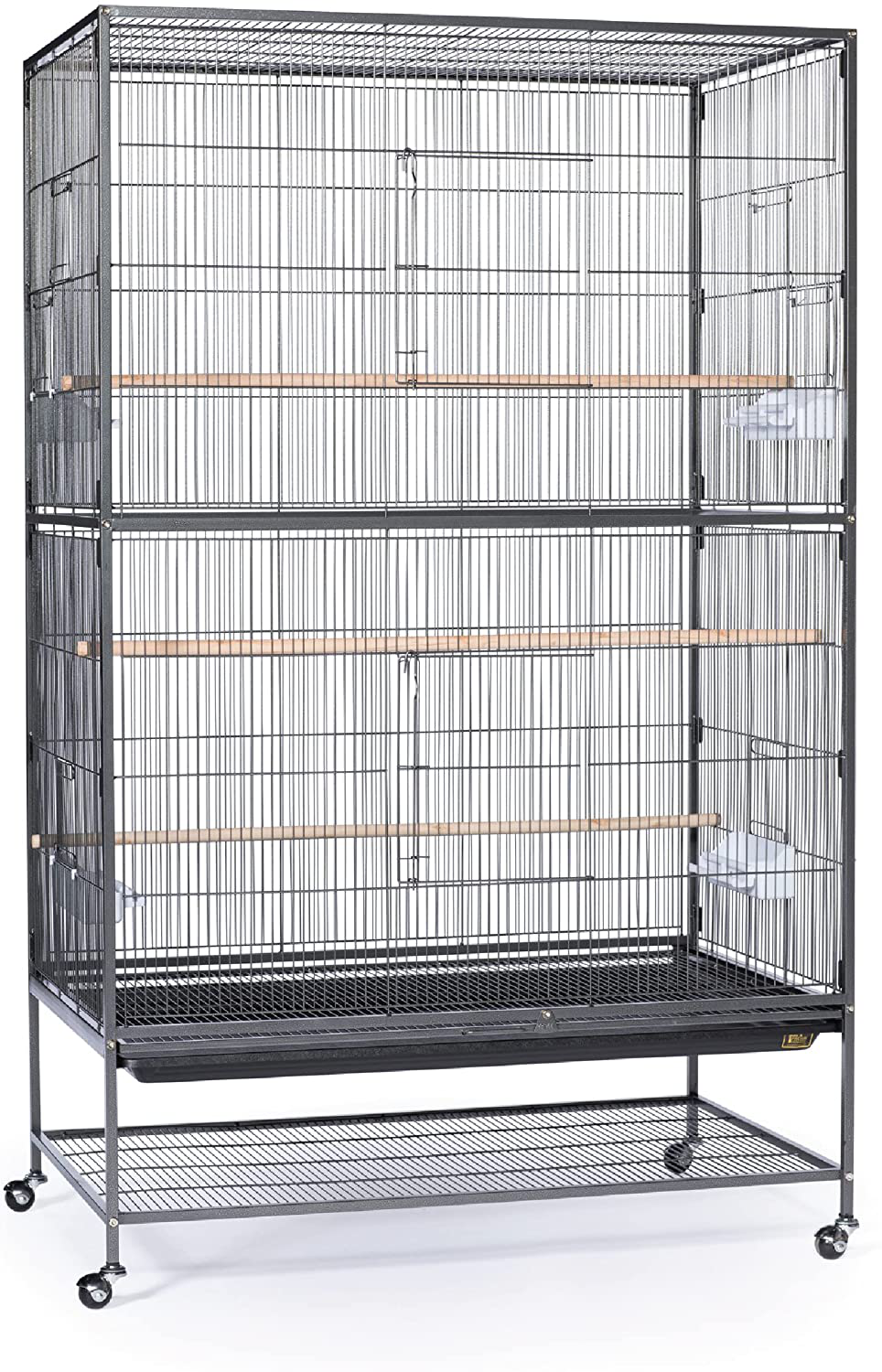 Prevue Hendryx Pet Products Wrought Iron Flight Cage Animals & Pet Supplies > Pet Supplies > Bird Supplies > Bird Cages & Stands Prevue Pet Products Black Hammertone X-Large