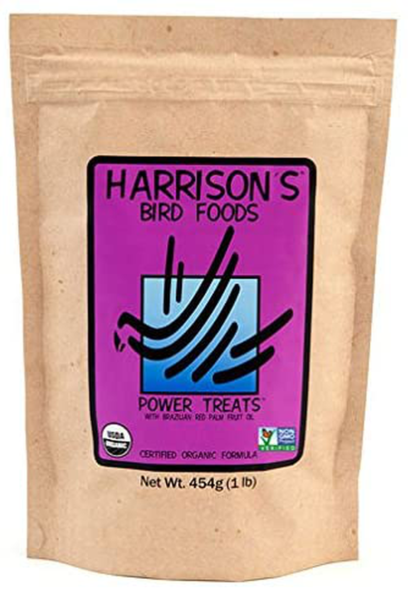 Harrison S Bird Food Power Treats with Red Palm Fruit Oil 1 Lb