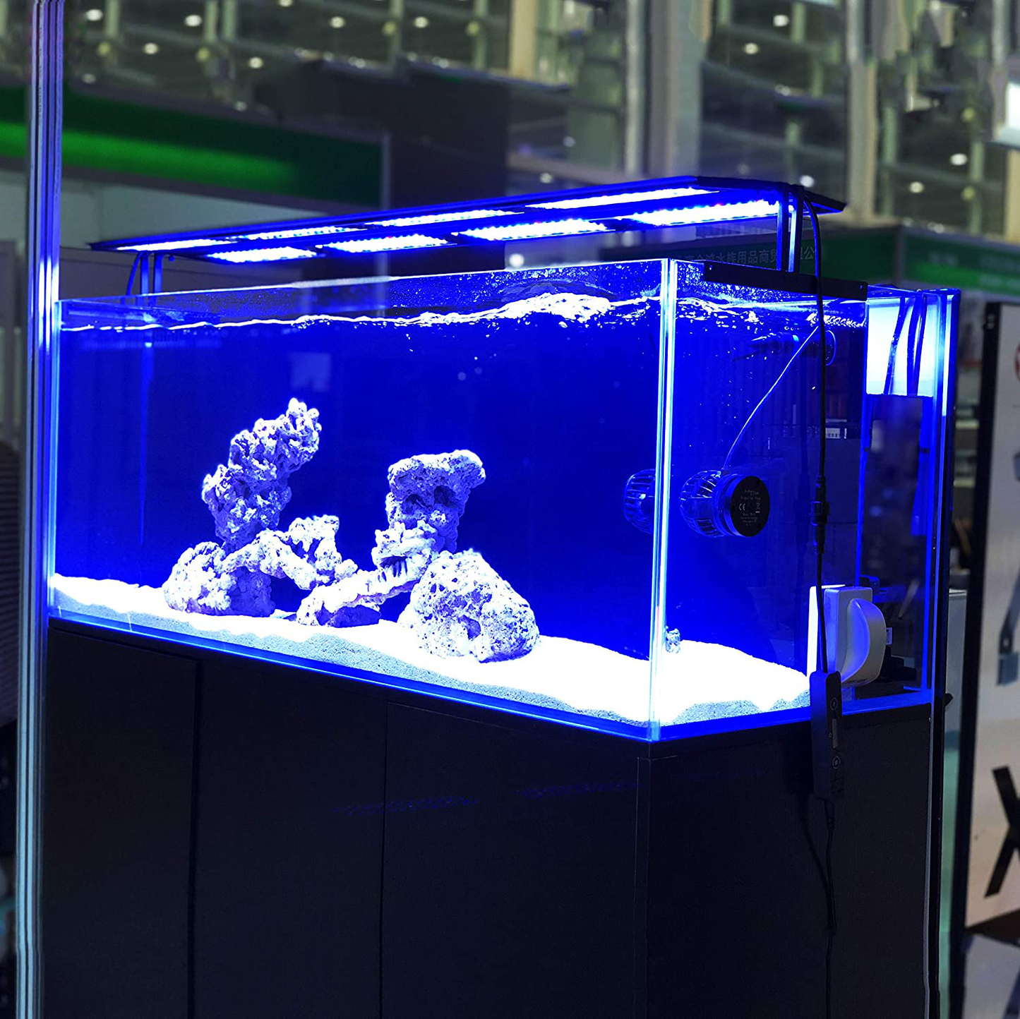 MICMOL - Smart LED Aquarium Light, Aqua Air, Dimmable Programmable Timer Sunrise Sunset Full Spectrum for Saltwater Coral Reef Fish Marine and Freshwater Shrimp Planted Fish Tank Animals & Pet Supplies > Pet Supplies > Fish Supplies > Aquarium Lighting MICMOL